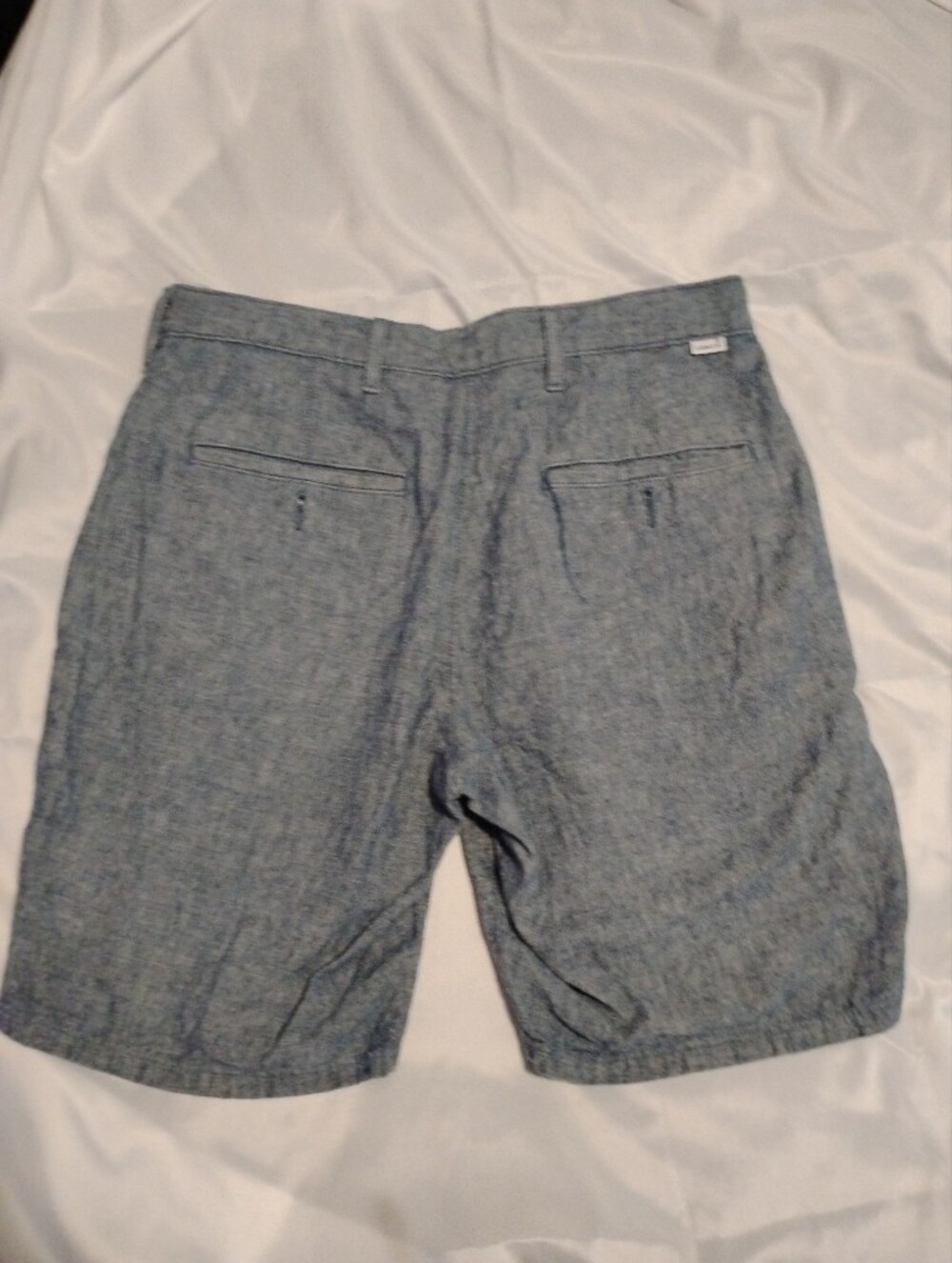 Classic Men's Chambray Blue Shorts